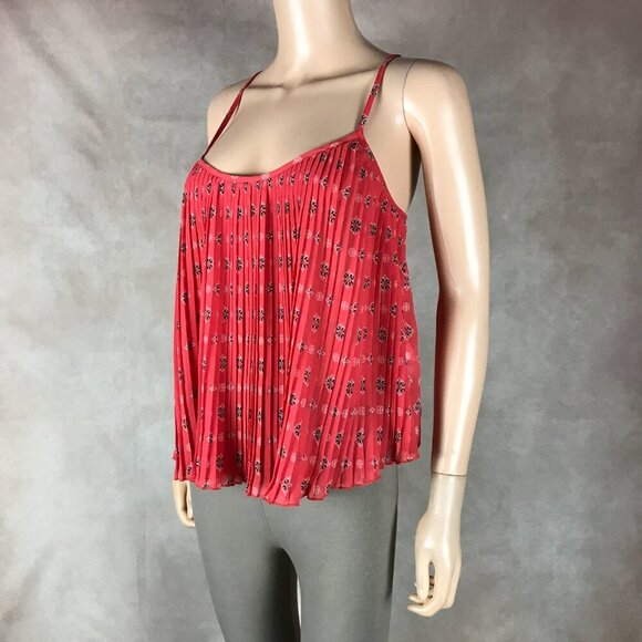 HOLLISTER Floral Pleated Tank Top NWOT XS - Picture 8 of 10